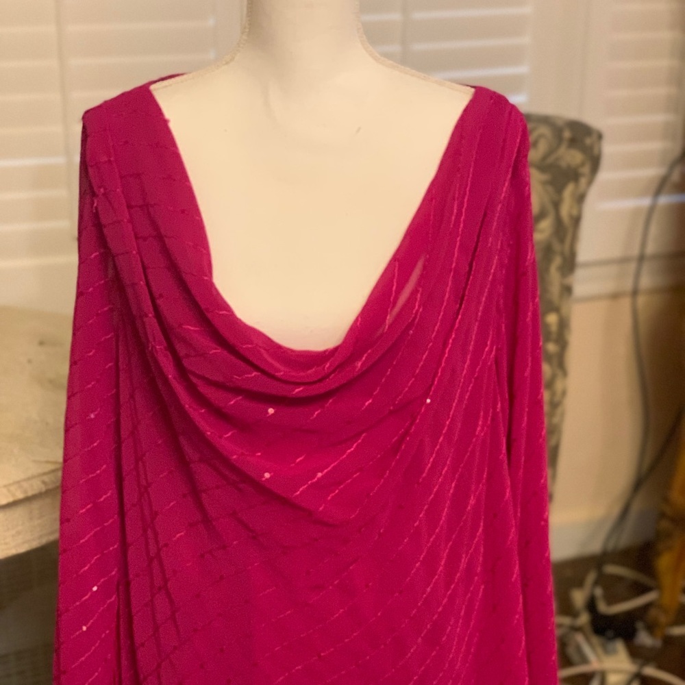Dress Darn Deep Fuchsia Pink Blouse/Top size 20w
